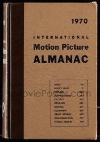 6x100 INTERNATIONAL MOTION PICTURE ALMANAC hardcover book '70 loaded with great information!