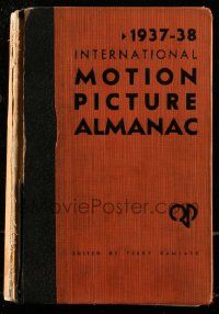 6x082 INTERNATIONAL MOTION PICTURE ALMANAC hardcover book '37-38 filled with information!