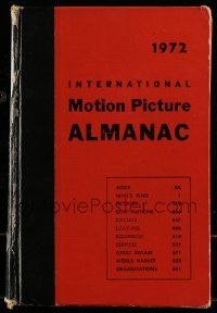 6x101 INTERNATIONAL MOTION PICTURE ALMANAC hardcover book '72 loaded with great information!
