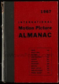 6x098 INTERNATIONAL MOTION PICTURE ALMANAC hardcover book '67 loaded with great information!