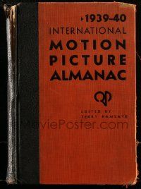 6x084 INTERNATIONAL MOTION PICTURE ALMANAC hardcover book '39-40 filled with information!
