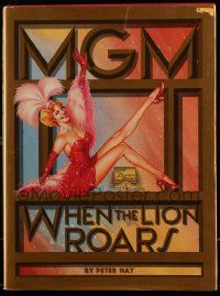 6x222 MGM: WHEN THE LION ROARS first edition hardcover book '91 directors, writers, designers!