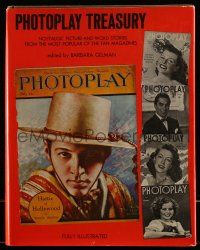 6x234 PHOTOPLAY TREASURY hardcover book '72 loaded with cool illustrated magazine articles!