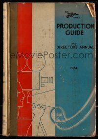 6x121 PRODUCTION GUIDE & DIRECTOR'S ANNUAL 1934 hardcover book '34 United Artists Disney ad, rare!