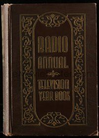 6x135 RADIO ANNUAL & TELEVISION YEARBOOK hardcover book '50 loaded with TV & radio information!