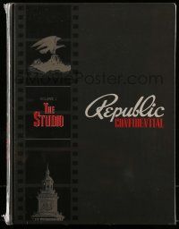 6x246 REPUBLIC CONFIDENTIAL vol 1 hardcover book '92 an illustrated history of the movie studio!