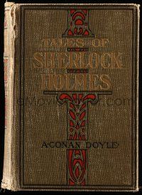 6x259 SHERLOCK HOLMES hardcover book 1916 Sir Arthur Conan Doyle's tale w/ scenes from the movie!