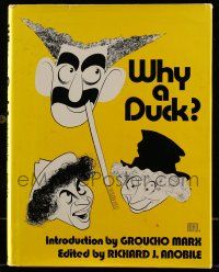 6x283 WHY A DUCK hardcover book '71 over 600 images of the Marx Bros., Al Hirschfeld cover art!