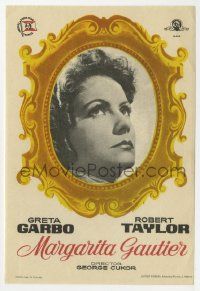 6x377 CAMILLE Spanish herald R62 different framed portrait of pretty Greta Garbo!