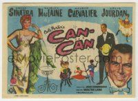 6x378 CAN-CAN Spanish herald '61 Frank Sinatra, Shirley MacLaine, Chevalier & Louis Jourdan!