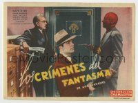 6x437 DICK TRACY VS. CRIME INC. Spanish herald '47 Ralph Byrd & villain Lucifer, in two parts!