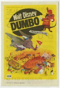 6x459 DUMBO Spanish herald R66 colorful art from Walt Disney circus elephant classic!