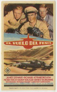6x477 FLIGHT OF THE PHOENIX Spanish herald '66 James Stewart, Attenborough, Aldrich, different!