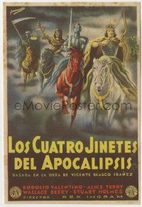 6x487 FOUR HORSEMEN OF THE APOCALYPSE Spanish herald R40s completely different art by Fernandez!