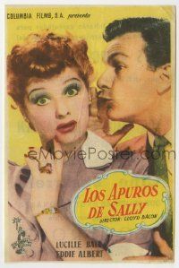 6x496 FULLER BRUSH GIRL Spanish herald '53 door-to-door saleswoman Lucille Ball & Eddie Albert!