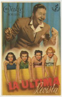 6x796 RADIO CITY REVELS Spanish herald R40s different image of Jack Oakie over four sexy ladies!