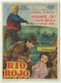 6x808 RED RIVER Spanish herald '53 John Wayne, Montgomery Clift, Joanne Dru, Howard Hawks