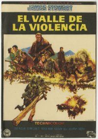 6x851 SHENANDOAH Spanish herald '65 James Stewart, Civil War, great Frank McCarthy artwork!