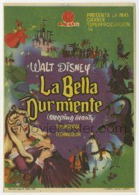 6x862 SLEEPING BEAUTY Spanish herald '59 Walt Disney cartoon fairy tale fantasy classic!