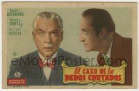 6x985 WOMAN IN GREEN Spanish herald '45 Basil Rathbone as Sherlock Holmes, Nigel Bruce as Watson!