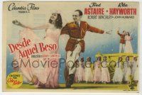 6x998 YOU'LL NEVER GET RICH Spanish herald '50 Fred Astaire & beautiful Rita Hayworth, different!