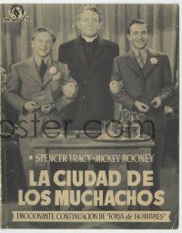 6x683 MEN OF BOYS TOWN Spanish herald '44 Spencer Tracy as Father Flanagan, Mickey Rooney