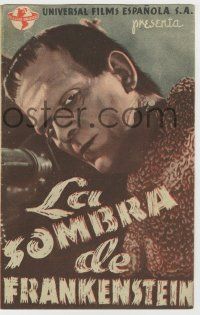 6x867 SON OF FRANKENSTEIN Spanish herald '42 monster Boris Karloff, Bela Lugosi, Basil Rathbone