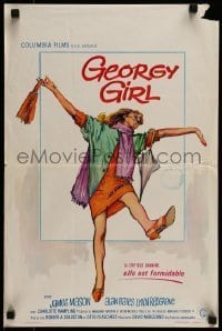 6y293 GEORGY GIRL Belgian '67 Lynn Redgrave, James Mason, Alan Bates, Charlotte Rampling!