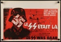 6y313 QUEL GIORNO DIO NON C'ERA Belgian '69 wild artwork of German soldier & swastika!