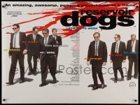 6y420 RESERVOIR DOGS British quad '92 Quentin Tarantino, Keitel, Buscemi, Penn, different!