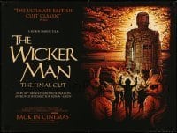 6y438 WICKER MAN DS British quad R13 Christopher Lee, Britt Ekland, cult horror classic!