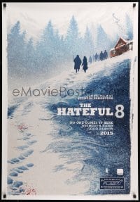 6y104 HATEFUL EIGHT teaser Canadian 1sh '15 Russell, Leigh, Jackson, great art, all English design!