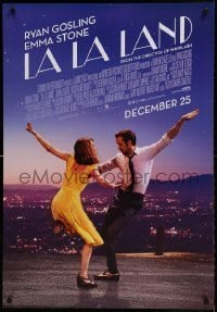 6y106 LA LA LAND advance Canadian 1sh '16 Ryan Gosling, Emma Stone dancing, all English design!