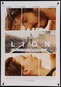 6y114 LION advance Canadian 1sh '16 Nicole Kidman, great images of Dev Patel and Rooney Mara!