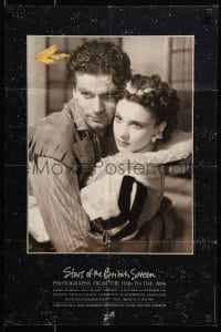 6y383 STARS OF THE BRITISH SCREEN exhibition English double crown '85 Lawrence Olivier & Leigh!