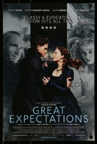 6y380 GREAT EXPECTATIONS English 16x24 '12 Charles Dickens, Jeremy Irvine as Pip, Fiennes!