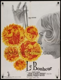 6y748 LE BONHEUR French 23x30 R70s Agnes Varda's Le Bonheur, Marie France-Boyer!