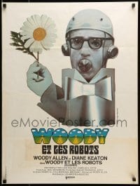 6y763 SLEEPER French 24x32 '74 wacky robot Woody Allen by Bourduge!