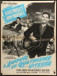 6y770 VIVA LAS VEGAS French 24x32 '65 different images of Elvis Presley & sexy Ann-Margret!