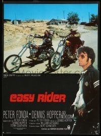 6y788 EASY RIDER French 16x22 R80s Peter Fonda, motorcycle biker classic directed by Dennis Hopper