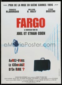 6y793 FARGO French 16x22 '96 a homespun murder story from the Coen Brothers!