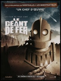 6y809 IRON GIANT French 16x21 R16 animated modern classic, cool different cartoon robot image!