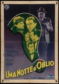 6y442 REMEMBER LAST NIGHT? Italian 1sh 1939 James Whale, different images of top stars!
