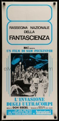 6y483 INVASION OF THE BODY SNATCHERS Italian locandina R80s different, Sam Peckinpah credited!