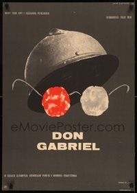 6y857 DON GABRIEL Polish 22x31 '66 Petelski & Petelski, WWII, helmet and glasses by Lipinski!