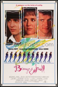 6z134 BENNY & JOON 1sh 1993 Johnny Depp, Mary Stuart Masterson, Quinn, romance on the brink!