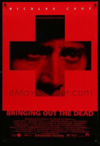 6z165 BRINGING OUT THE DEAD advance DS 1sh 1999 paramedic Nicolas Cage, Arquette, Martin Scorsese!