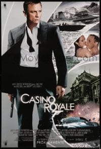 6z186 CASINO ROYALE int'l Spanish language advance DS 1sh 2006 Daniel Craig as James Bond 007!