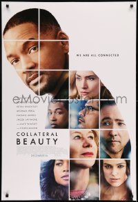 6z209 COLLATERAL BEAUTY advance DS 1sh 2016 Will Smith, Norton, Knightley, we are all connected!