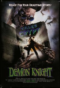 6z258 DEMON KNIGHT advance DS 1sh 1995 Tales from the Crypt, EC comics, Crypt Keeper & Billy Zane!